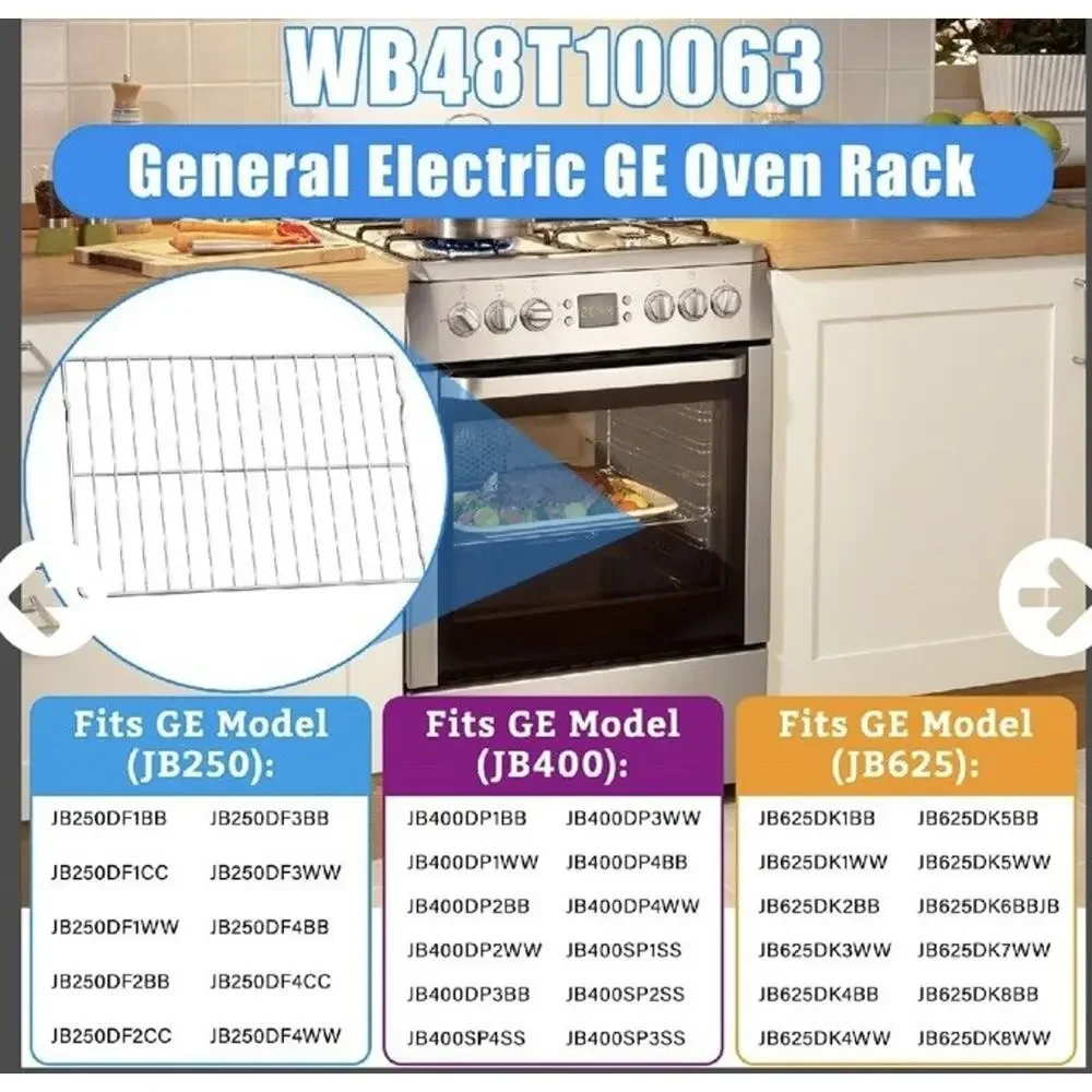 WB48T10063 Oven Rack for GE Profile/GE Oven, 304 Stainless Steel Baking Racks